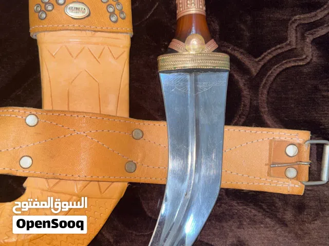 جنبيه تراثية بطابع حضرمي مع الغمد والحزام