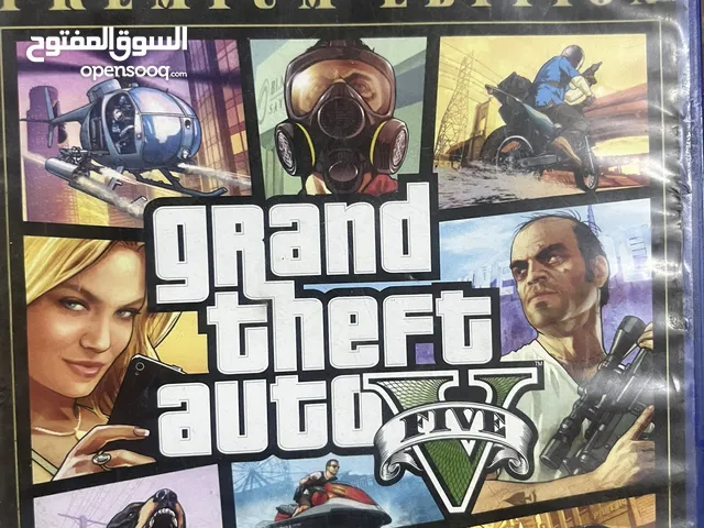 GTA V سي دي بلايستيشن 4 & 5 - CD playstation 4 gta v 5