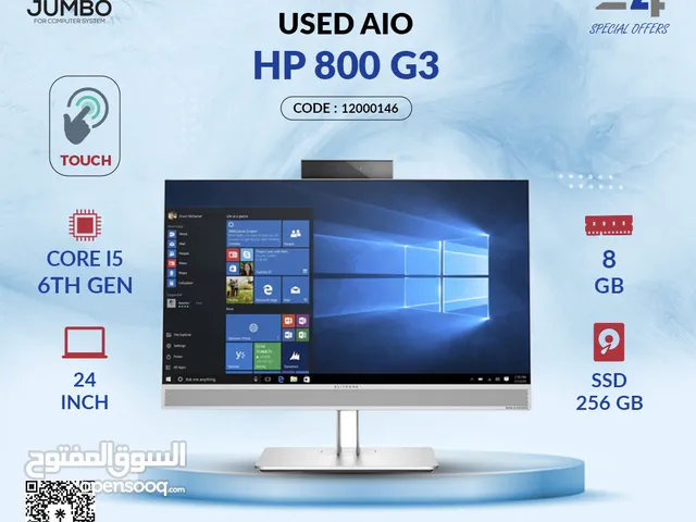 USED AIO HP   800G3 بسعر 125 بدلا من 150
