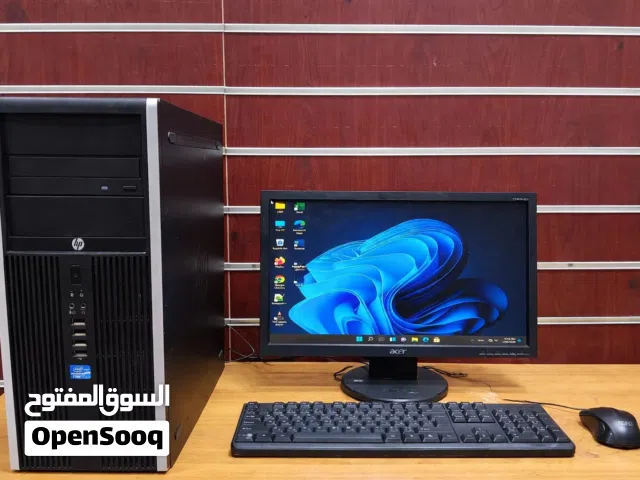 HP Core i7 High-Performance Computer Set RAM: 32GB - 512GB SSD   19" LED Monitor