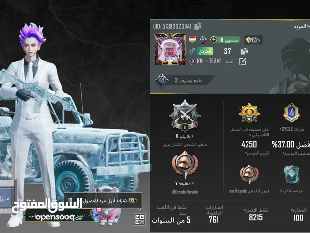 Pubg Accounts and Characters for Sale in Sharjah