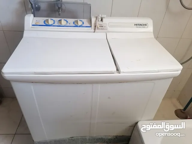 غسالة هيتاشي مستعملة بحالة جيدة ومصفحة ضد الصدأ للبيع اربد نهاية شارع فلسطبن