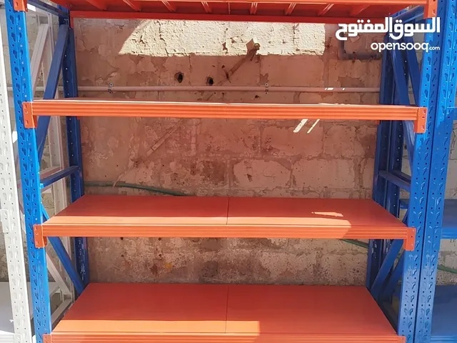 Heavy Duty Steel Storage Rack Industrial Warehouse Shelving (Blue-Orange) size 200*60*200/ 300kg