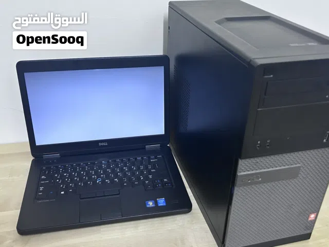 كمبوتر pc مع لابتوب من شركة ديل بمواصفات ممتازة و قابل للترقيه