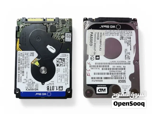 1TB 500GB 2.5” HDD HARD DRIVE WD BLUE WD BLACK