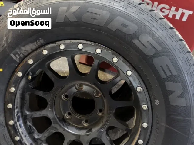 للبيع 4 اطارات كابسون مع ضمان 6 شهور
