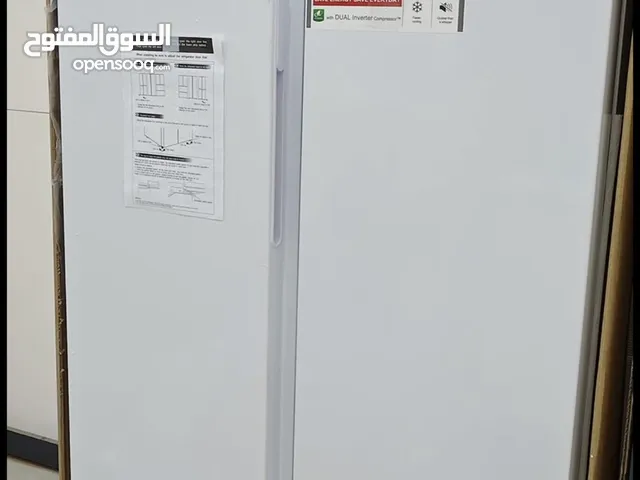 ثلاجه الجي سايد باي سايد ضمان لمده سنه وتوصيل مجانا تحكم بلامبيريه