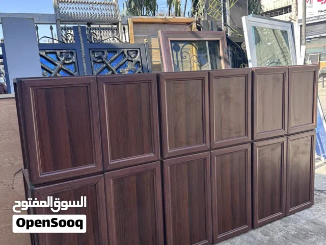 مطبخ ألمنيوم مترين ونص أرضي علوي مع مجلة رخام