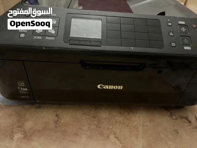 طابعه شبه جديده canon mx714 printer