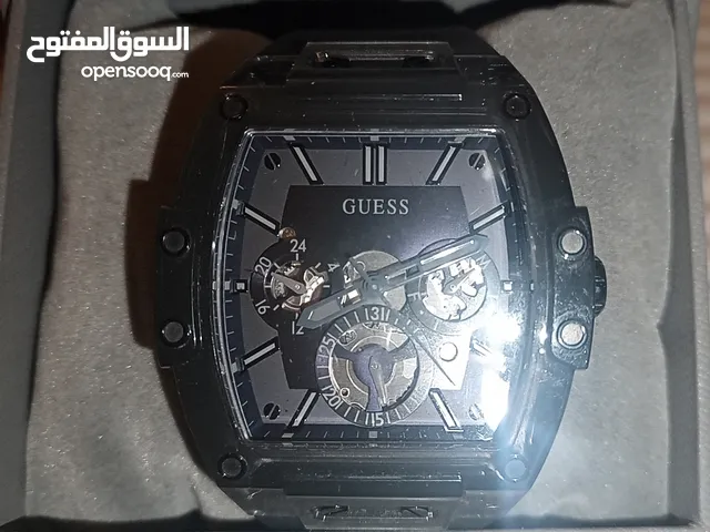ساعة يد عقارب جيس لون اسود