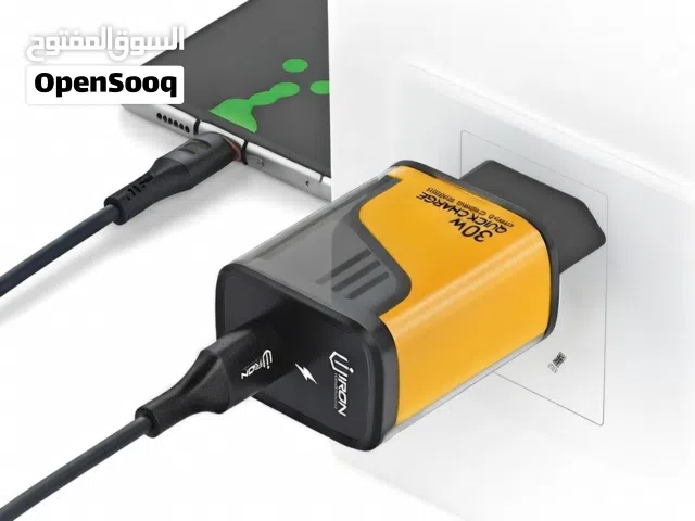 شاحن سريع 30W – UIRON شحن أسرع، أمان أكثر، وجودة عالية تقنية Quick Charge 3.0 شحن سريع وف