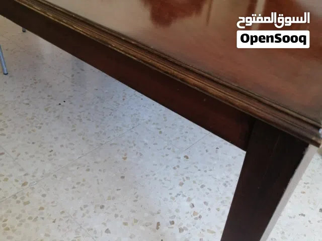 طاولة سفره بدون كراسي خشب ثقيل مرررتب