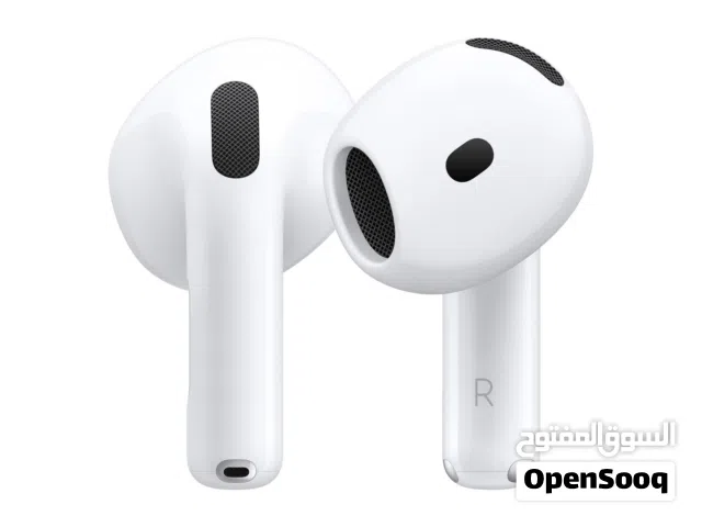 AirPods 4 ANC، ايربودز 4، سماعة ابل، سماعة بعزل ضجيج، iService الأردن، ايربودز اصلي،