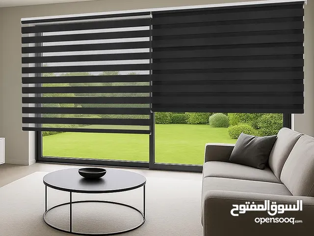 سـتائر ايطالية انـيقـة طبقـتين تاتي بجميع مستزماتها سهله التركيب للمكاتب/ منزليه / مستشفيات /مساجد