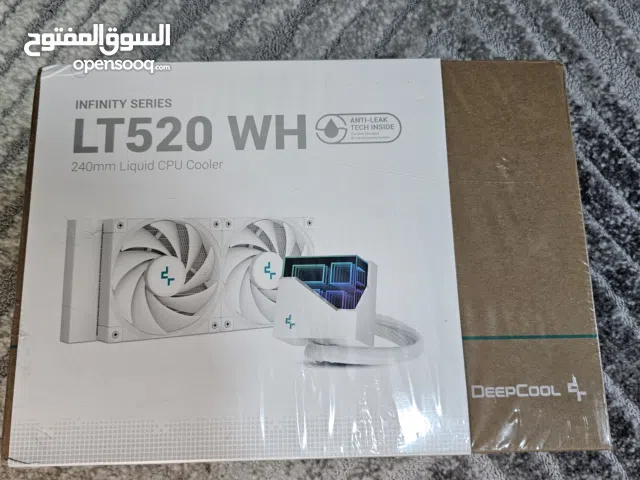مبرد مائي للمعالج DeepCool LT520 WH (أبيض) – جديد