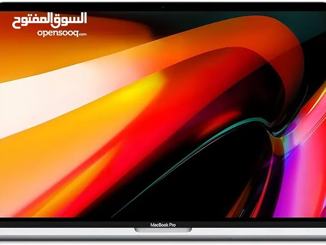 MacBook Pro 2019 - 16 inch - 2.6 GHz  i7 - 512 GB Memory - 32 GB RAM ماك بوك برو