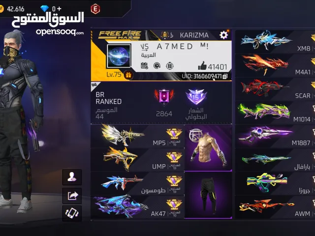 Free Fire Accounts and Characters for Sale in Mecca