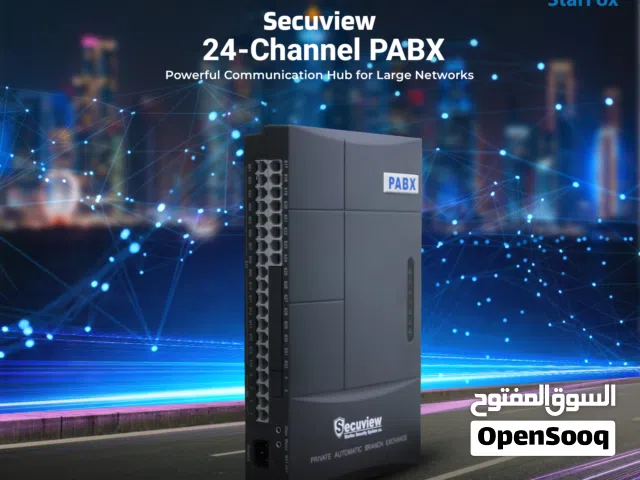 Secuview 24-Channel PABX Powerful Communication Hub for Large Networks