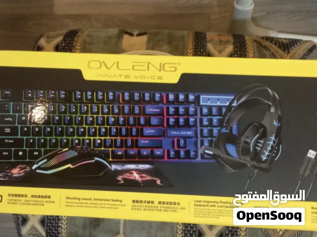 كيبورد و ماوس و ماوس باد نظيف جدا