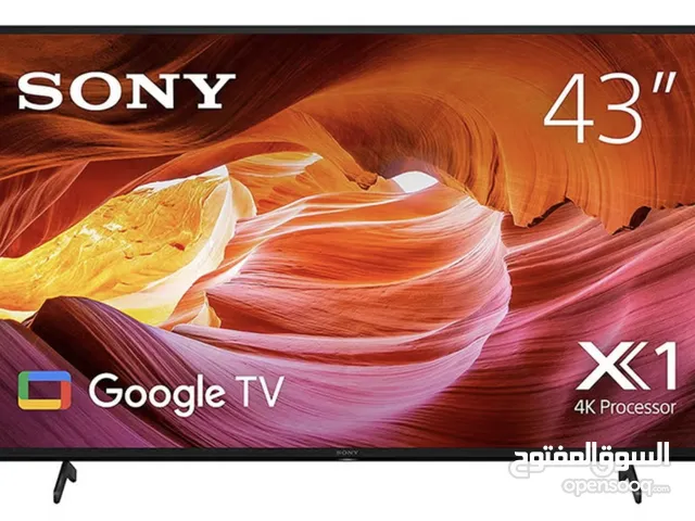 Sony BRAVIA 43 inch Smart Google TV KD-43X75, 4K UHD, 2024 model KD43X75 Black