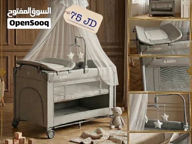 Kidilo 702L.. الفخامة الملكية والراحة المتكاملة لطفلكِ في سرير واحد! تتوفر خدمة التوصيل