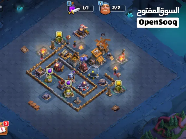 حساب كلاش اوف كلانس تاون 12 ماكس