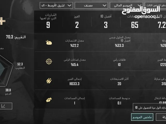 Pubg Accounts and Characters for Sale in Northern Governorate