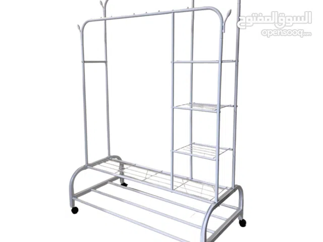 رتّب ملابسك بسهولة مع حامل الملابس المزدوج   تصميم عملي مزدوج القضيب يوفر مساحة أكبر للتعليق