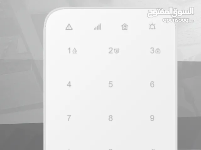 لوحة مفاتيح إنذار لاسلكية DS-PK1-E-WB – تحكم ذكي LED وتشفير AES