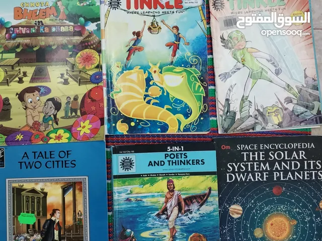 6 kids stody books of different titles