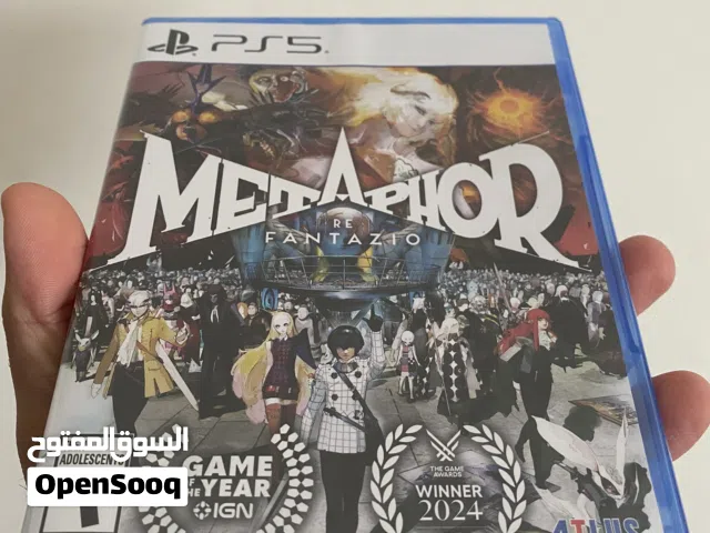 للبيع لعبة بلايستيشن 5 Metaphor Refantazio PS5
