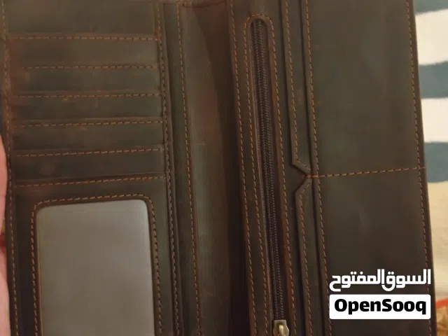 محفظه جلد طبيعي بقري توسع تلفون