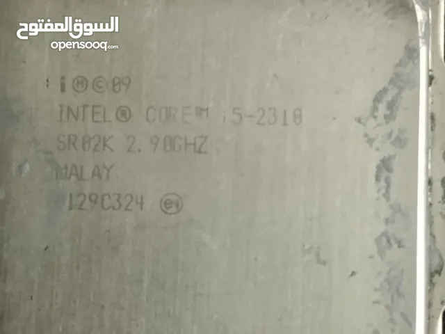 معالجات i5 جيل ثالث و ثاني موجود معالج amd شغالين 100%  مع التبريد