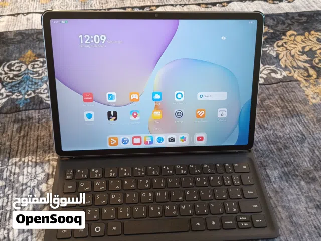 Huawei MatePad 11.5 – سعة 256GB – مع كيبورد وكفر ورأس شاحن أصلي – واي فاي فقط – نظيف جدًا