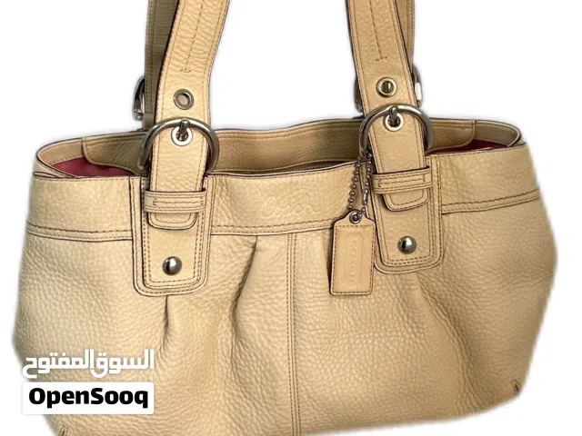 Coach Soho 2009 Cream Pebbled Leather Shoulder Bag