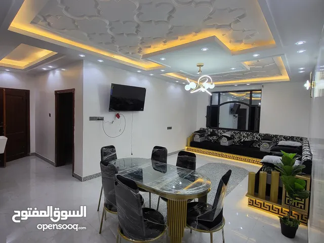 شقق مفروشة VIP جديدة أول ساكن للإيجار في صنعاء بيت بوس