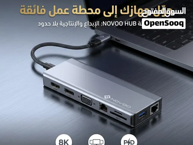 ادبتر USB-C Hubs من شركة NOVOO