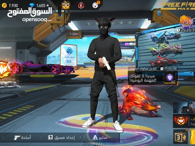 السلام عليكم حساب فري فاير 4 اسلحه ماكس للبدل بحساب فري فاير أو ببجي قوي وشكراً