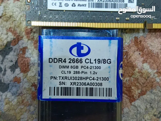 رام DDR4 8GB 2666MHZ TXRUI