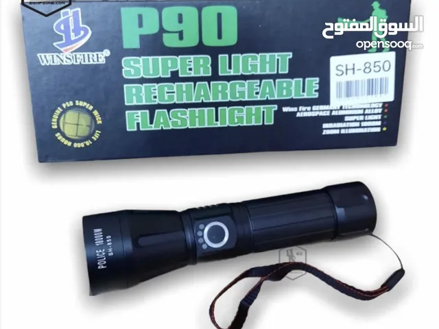 P90 LED Rechargeable Tactical Laser Flashlight