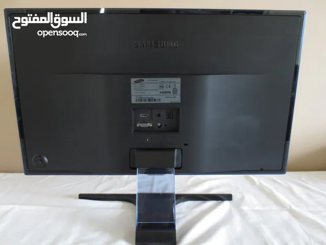 شاشة سامسونج حجم 23.6 بوصه مع كابل باور شبه جديد رقم الموديل s24e390hl