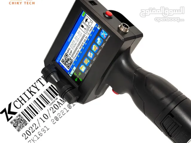 طابعة نفث الحبر المحمولة موديل ZK1691 لطباعة الشعار و تاريخ الإنتاج والصلاحية وغيرها مفتوح لم يستخدم