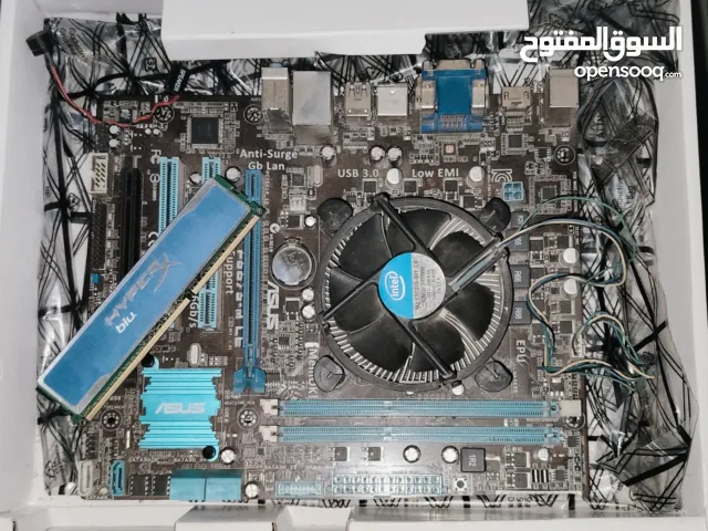 معالج I5 3570k قوي مع مذربورد Asus p8b75-m LE ورام
