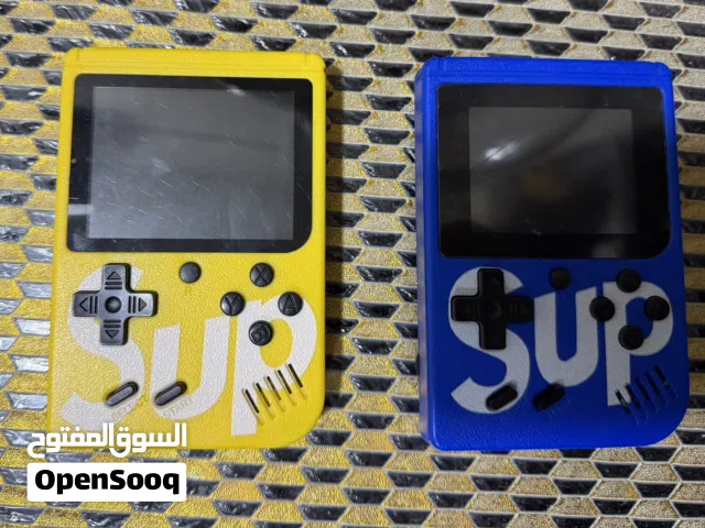 SUP 400-in-1 Retro Portable Mini Handheld Game Console Yellow and Blue