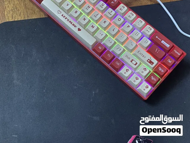 ماوس اتاك شارك و كيبورد سويتج احمر ajazz