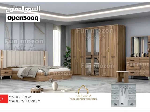 غرف نوم صيني 6 قطع + دوشك هدية + تركيب مجاني Chinese Bedroom Set 6 Pieces + Free Mattress & Installa
