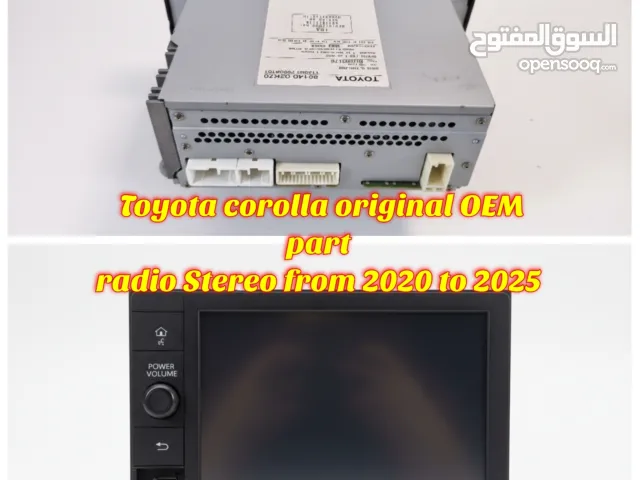 Toyota corolla original OEM part  radio Stereo from 2020 to 2025  20 BD WhatsApp