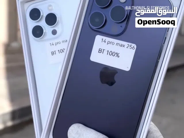 افضل الهواتف 14 برو ماكس 256 جيجا بطارية 100%