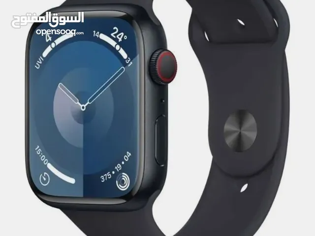 ساعه الاصدار 9 جي بي اس مع خلوي مع خلويه . مقاس 45 ملم هيكل من الالومينيوم منتصف الليل مع حزام رياضي