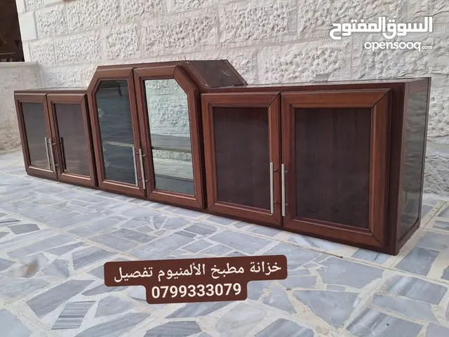 خزانة مطبخ الألمنيوم تفصيل وكالة شكولاته مقاس 2.40 سم